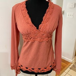 Arden B boho top, size small